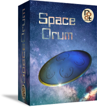 Space Drum box shot logo